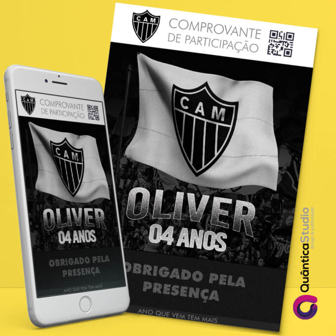 Convite Virtual Atletico Mineiro Whatsapp