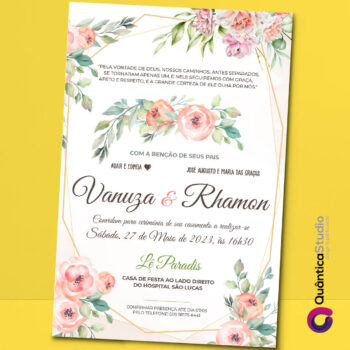 Convite Virtual Casamento ll Whatsapp Imprimir