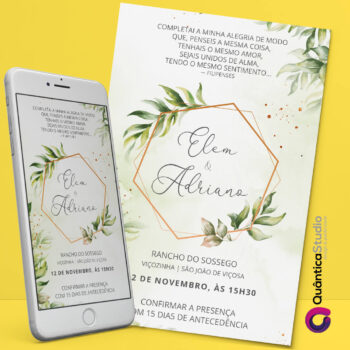 Convite Virtual Casamento Whatsapp