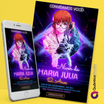 Convite Virtual Futaba Tajura Whatsapp