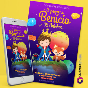 Convite Virtual Pequeno Príncipe Whatsapp